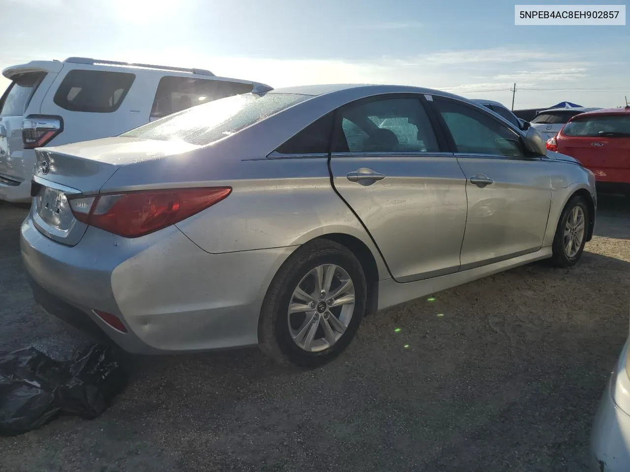 2014 Hyundai Sonata Gls VIN: 5NPEB4AC8EH902857 Lot: 74979454