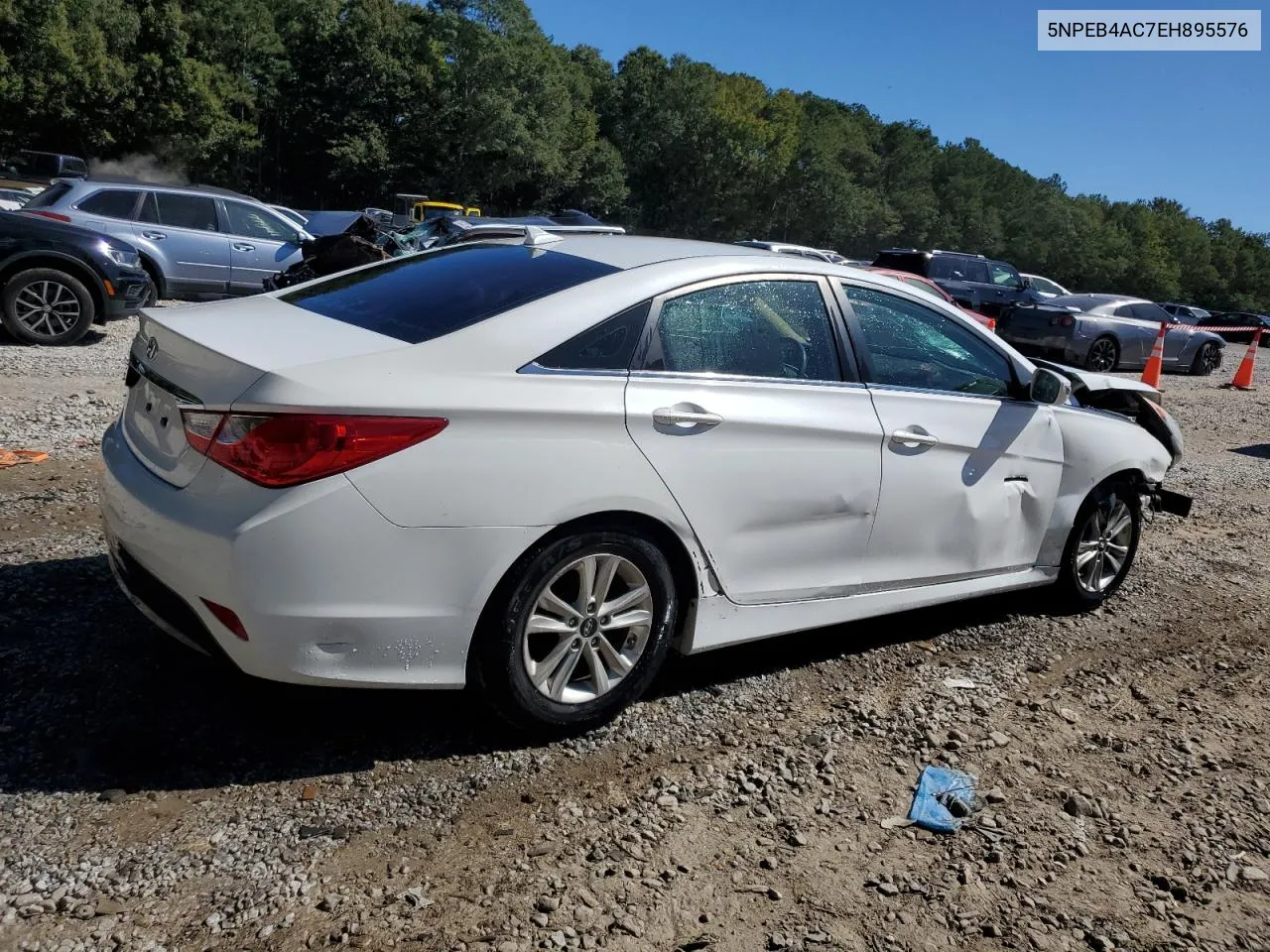 2014 Hyundai Sonata Gls VIN: 5NPEB4AC7EH895576 Lot: 75019674