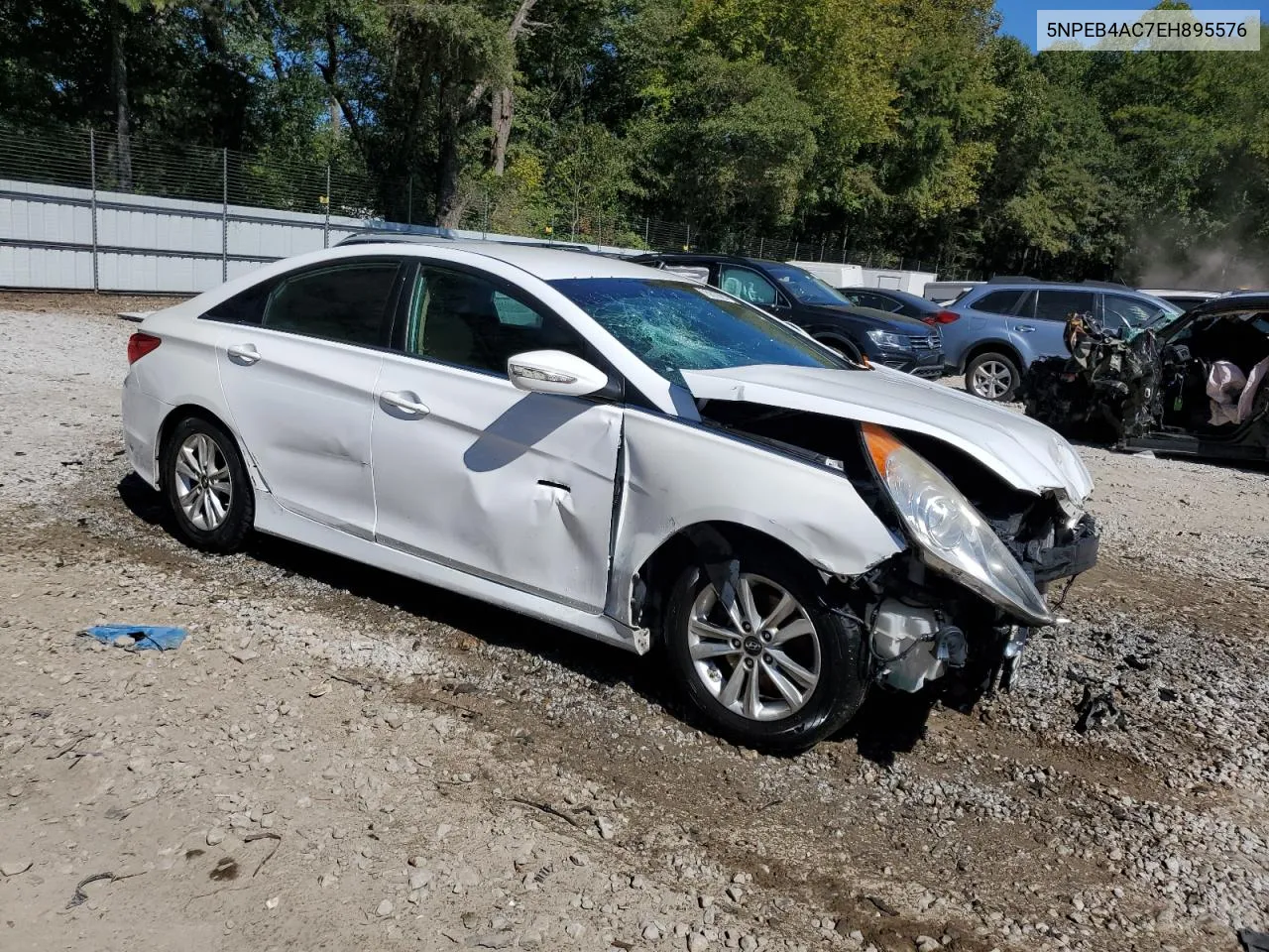 2014 Hyundai Sonata Gls VIN: 5NPEB4AC7EH895576 Lot: 75019674