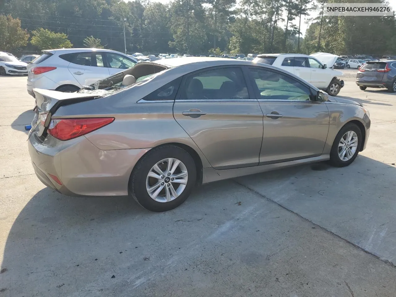 2014 Hyundai Sonata Gls VIN: 5NPEB4ACXEH946276 Lot: 75127404