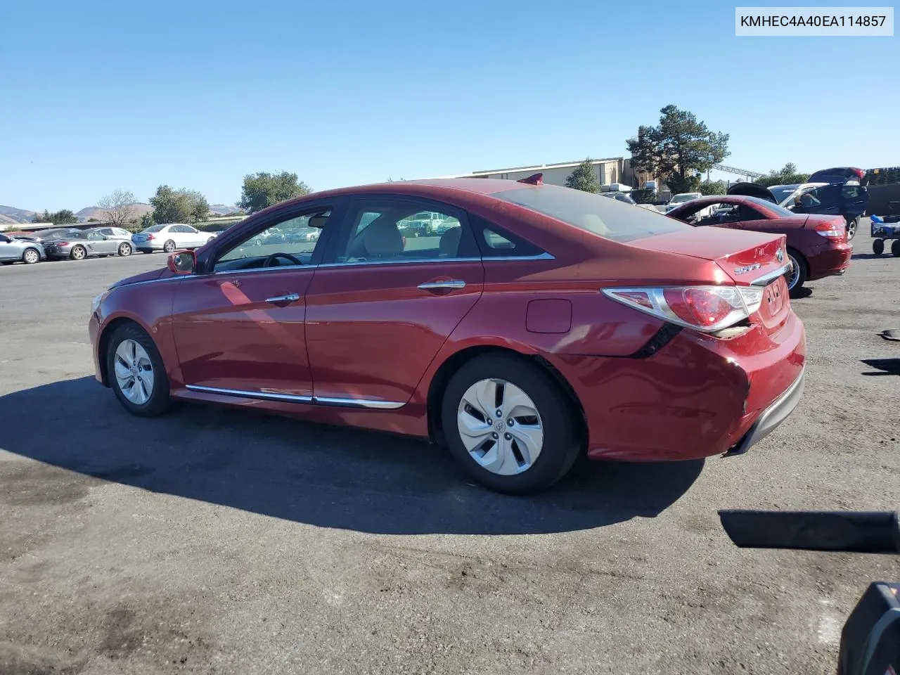 2014 Hyundai Sonata Hybrid VIN: KMHEC4A40EA114857 Lot: 75385154