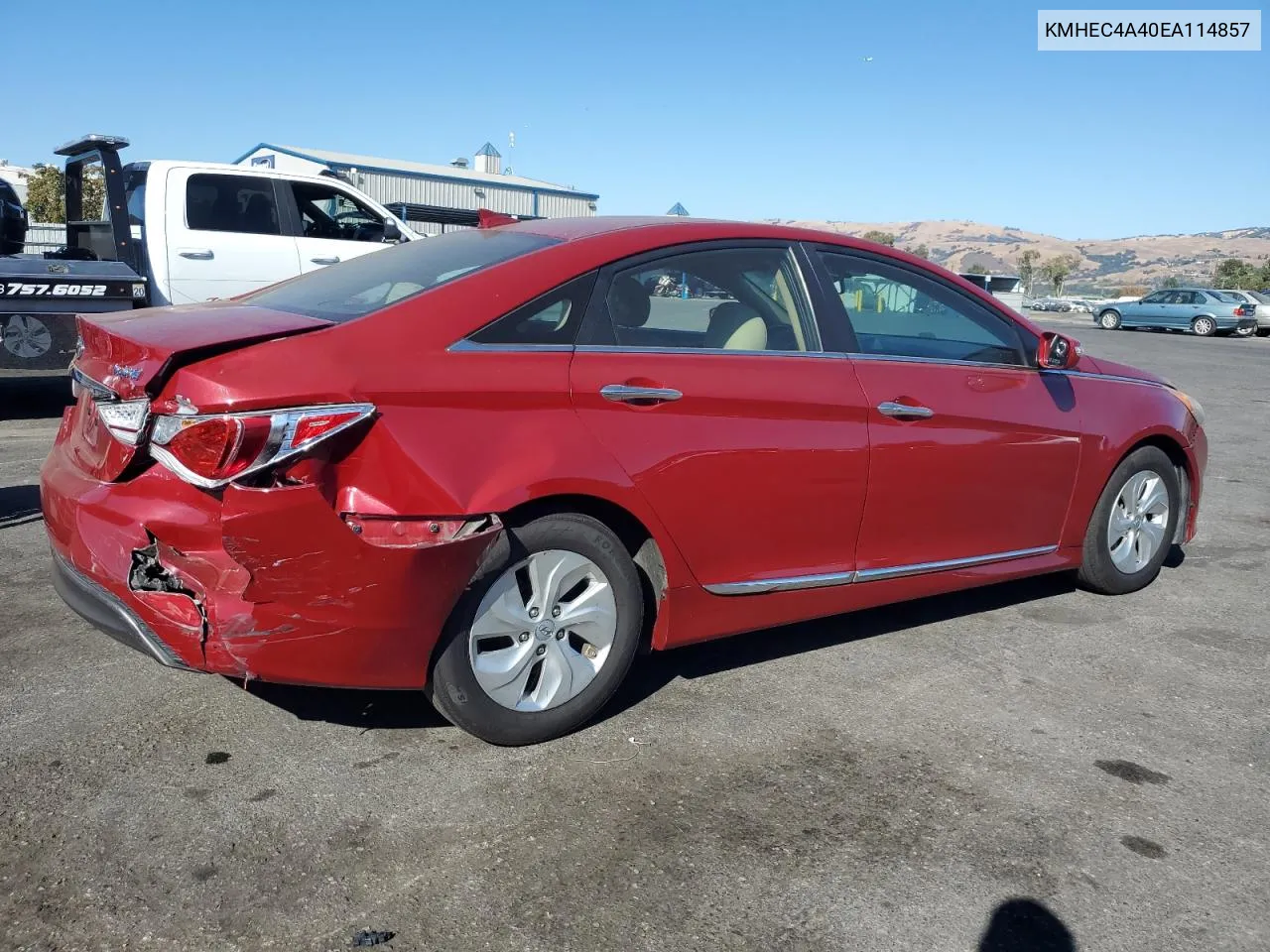 2014 Hyundai Sonata Hybrid VIN: KMHEC4A40EA114857 Lot: 75385154