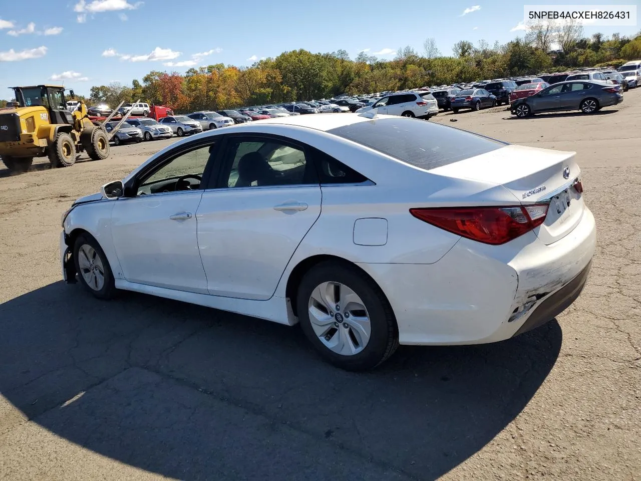 2014 Hyundai Sonata Gls VIN: 5NPEB4ACXEH826431 Lot: 75402414