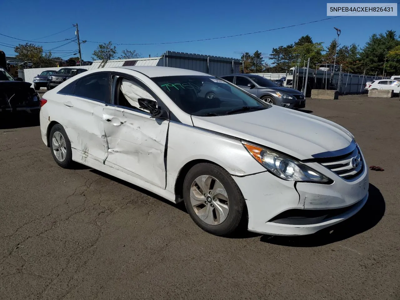 2014 Hyundai Sonata Gls VIN: 5NPEB4ACXEH826431 Lot: 75402414