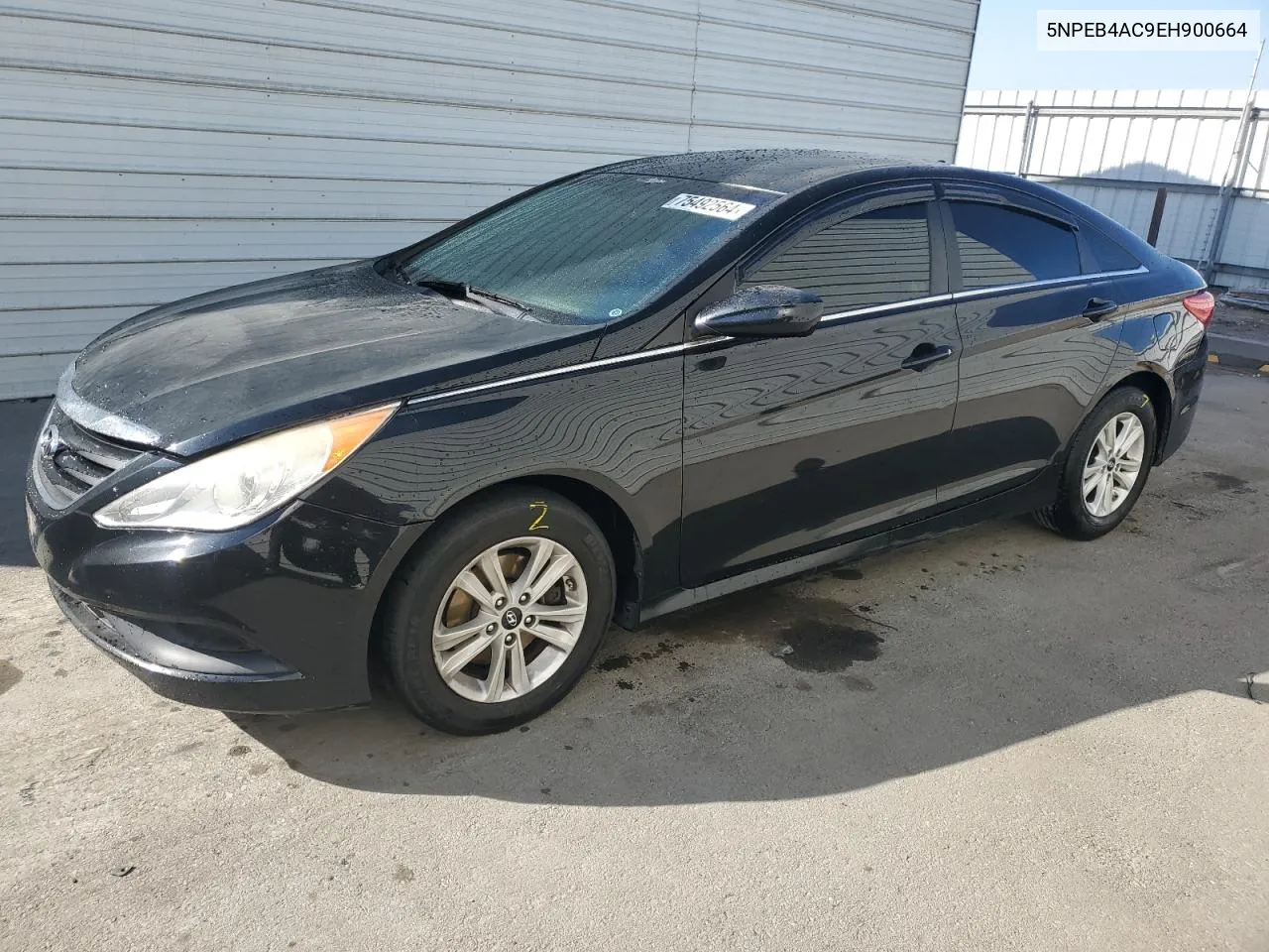 2014 Hyundai Sonata Gls VIN: 5NPEB4AC9EH900664 Lot: 75492564