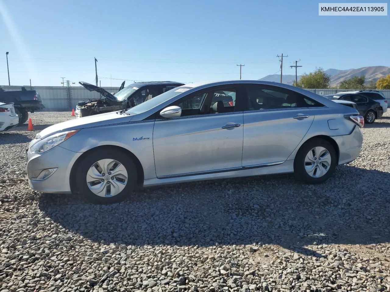 2014 Hyundai Sonata Hybrid VIN: KMHEC4A42EA113905 Lot: 75520924