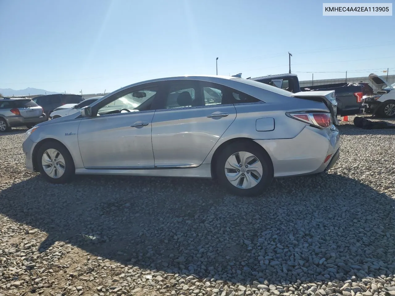 2014 Hyundai Sonata Hybrid VIN: KMHEC4A42EA113905 Lot: 75520924