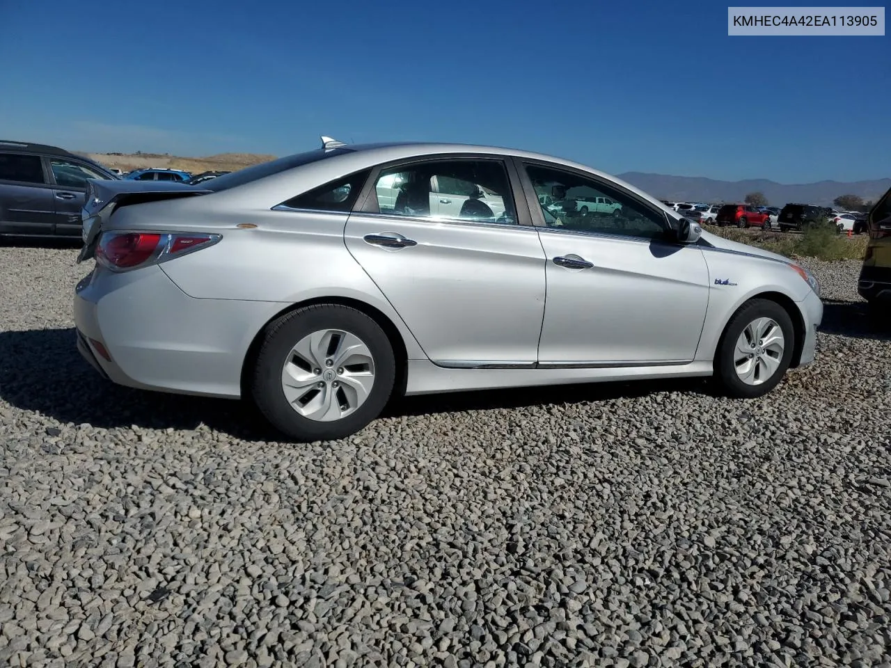 2014 Hyundai Sonata Hybrid VIN: KMHEC4A42EA113905 Lot: 75520924