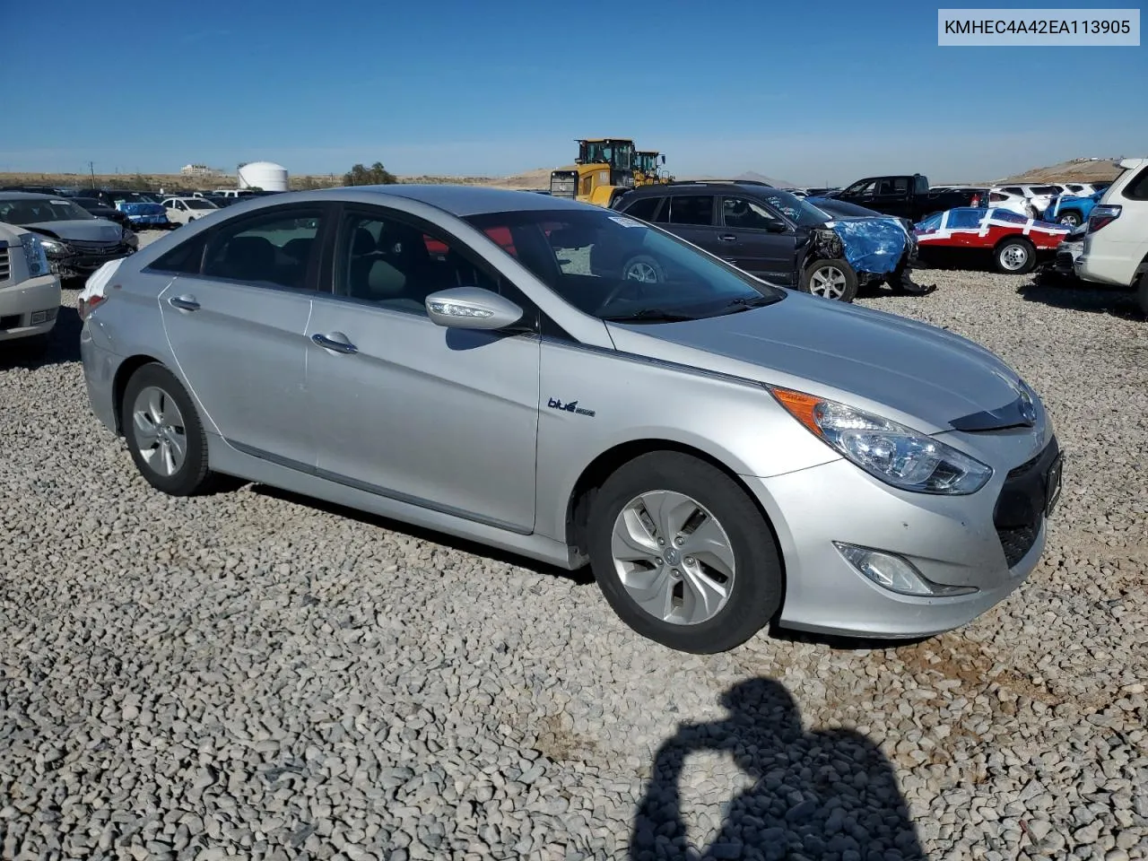 2014 Hyundai Sonata Hybrid VIN: KMHEC4A42EA113905 Lot: 75520924