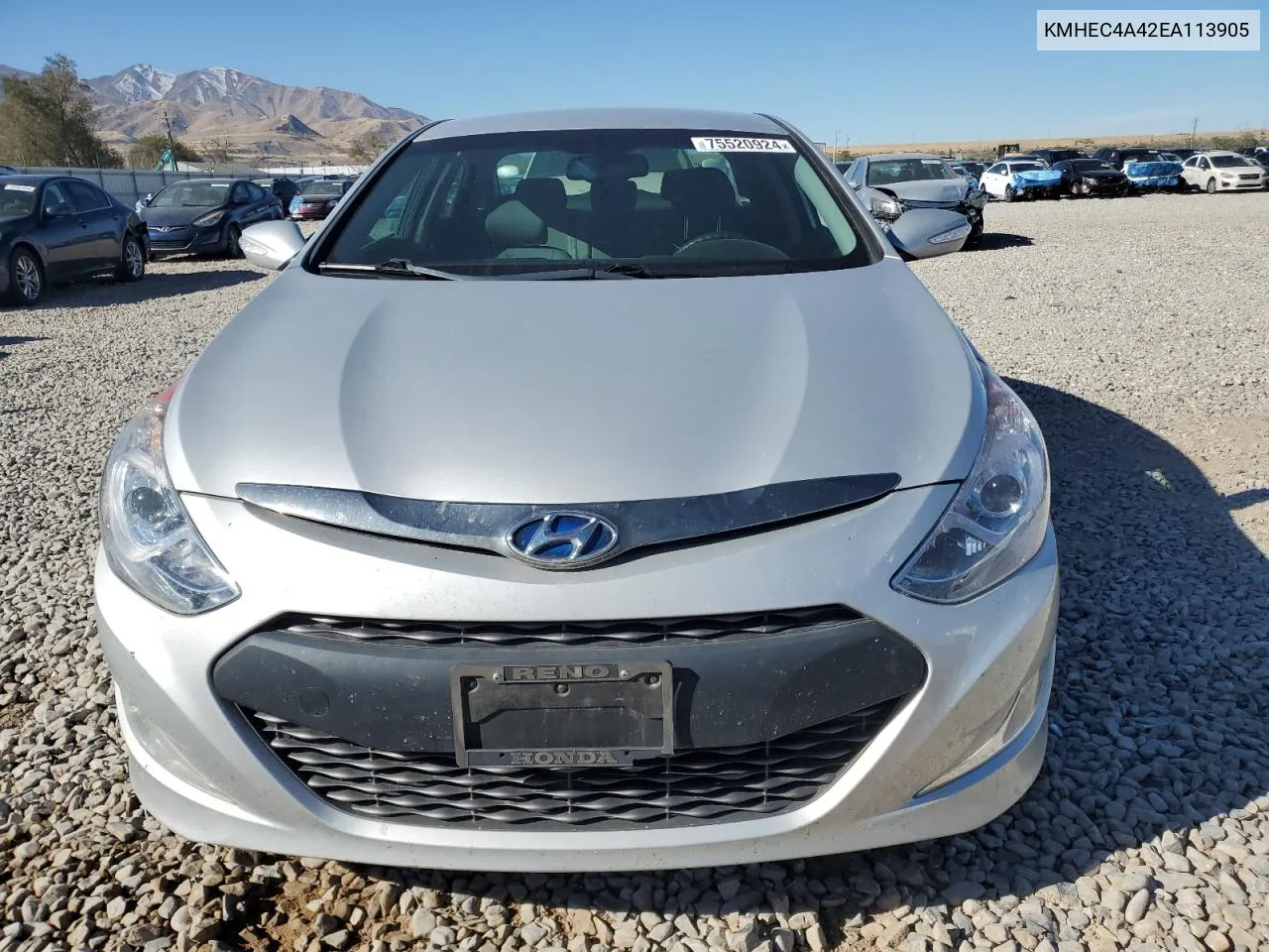 2014 Hyundai Sonata Hybrid VIN: KMHEC4A42EA113905 Lot: 75520924