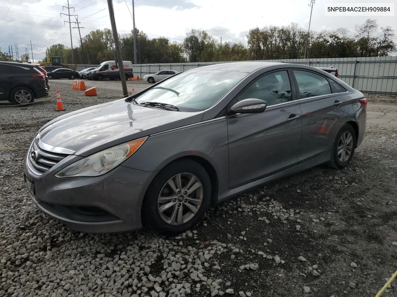 2014 Hyundai Sonata Gls VIN: 5NPEB4AC2EH909884 Lot: 76028984