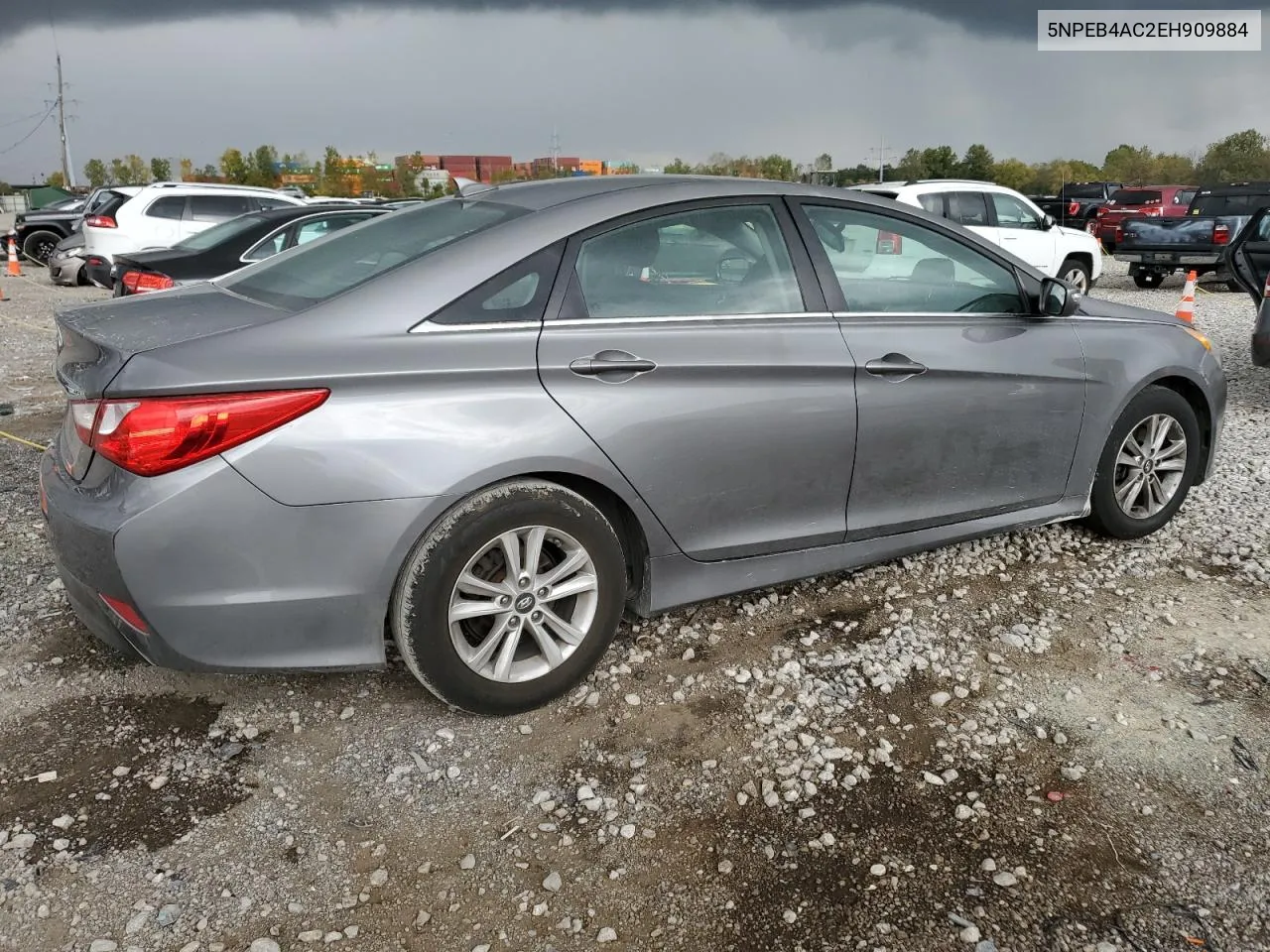 2014 Hyundai Sonata Gls VIN: 5NPEB4AC2EH909884 Lot: 76028984