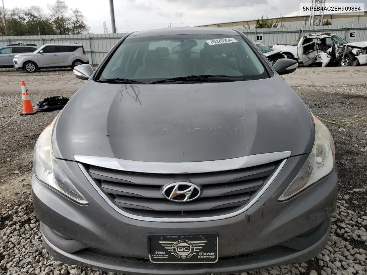 2014 Hyundai Sonata Gls VIN: 5NPEB4AC2EH909884 Lot: 76028984