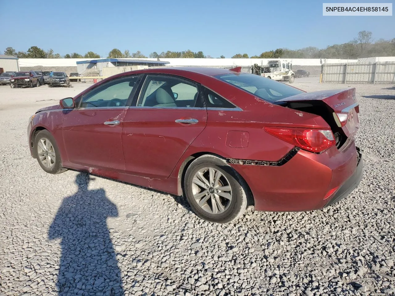 2014 Hyundai Sonata Gls VIN: 5NPEB4AC4EH858145 Lot: 76077034