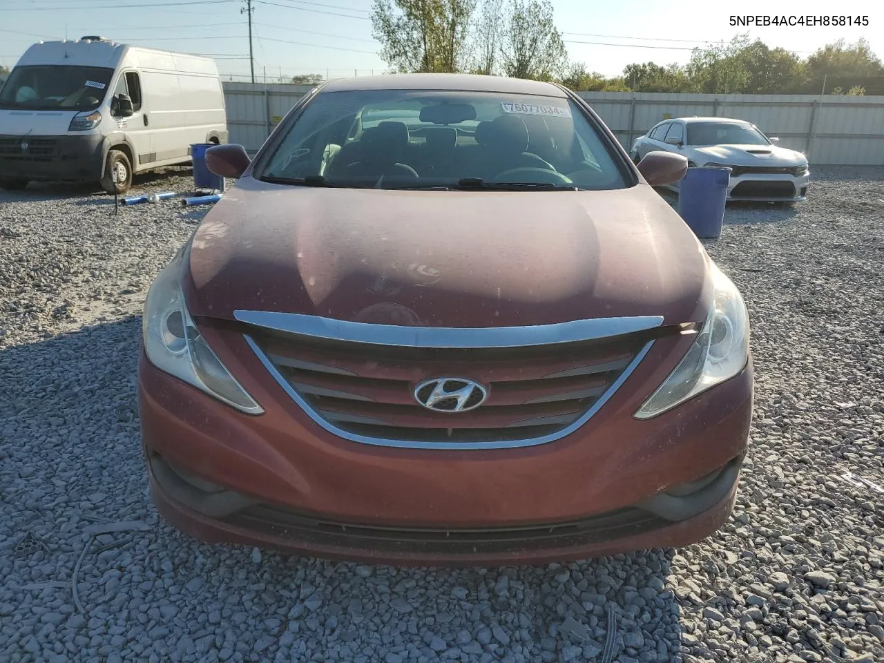 2014 Hyundai Sonata Gls VIN: 5NPEB4AC4EH858145 Lot: 76077034