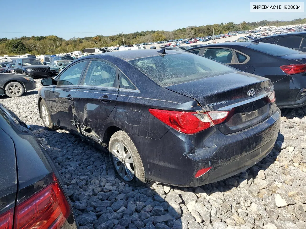 2014 Hyundai Sonata Gls VIN: 5NPEB4AC1EH928684 Lot: 76139884