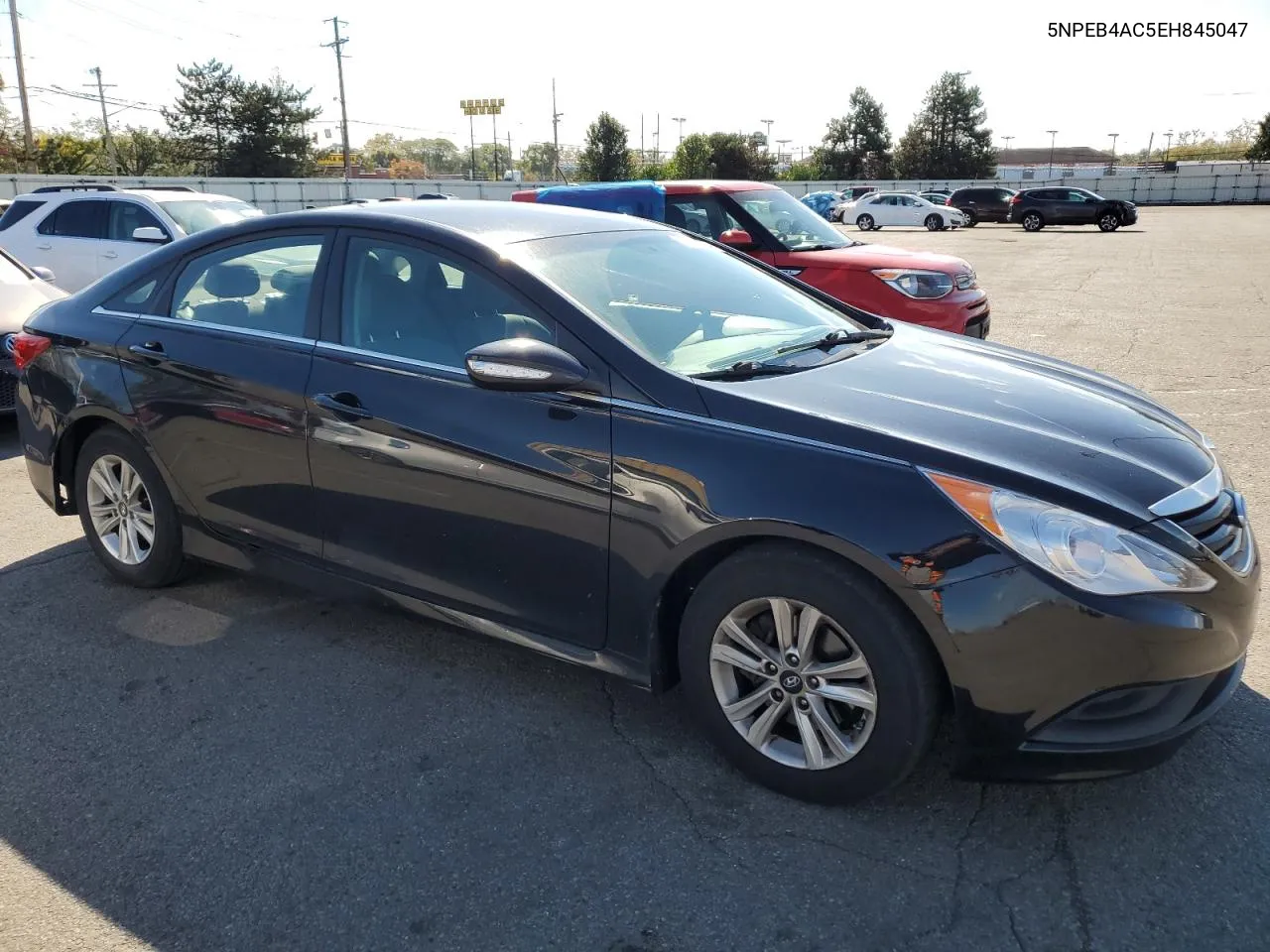 2014 Hyundai Sonata Gls VIN: 5NPEB4AC5EH845047 Lot: 76339864