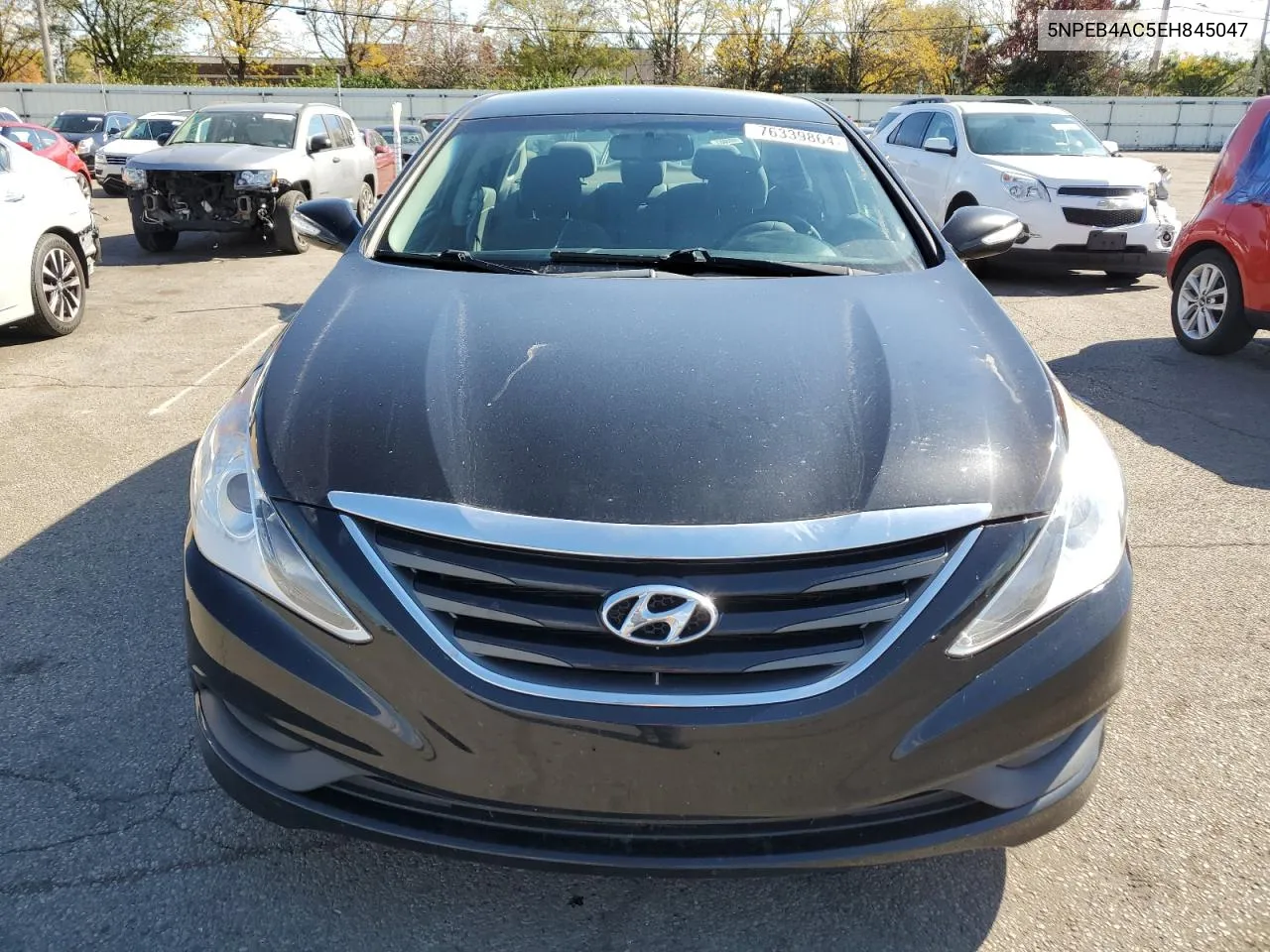 2014 Hyundai Sonata Gls VIN: 5NPEB4AC5EH845047 Lot: 76339864