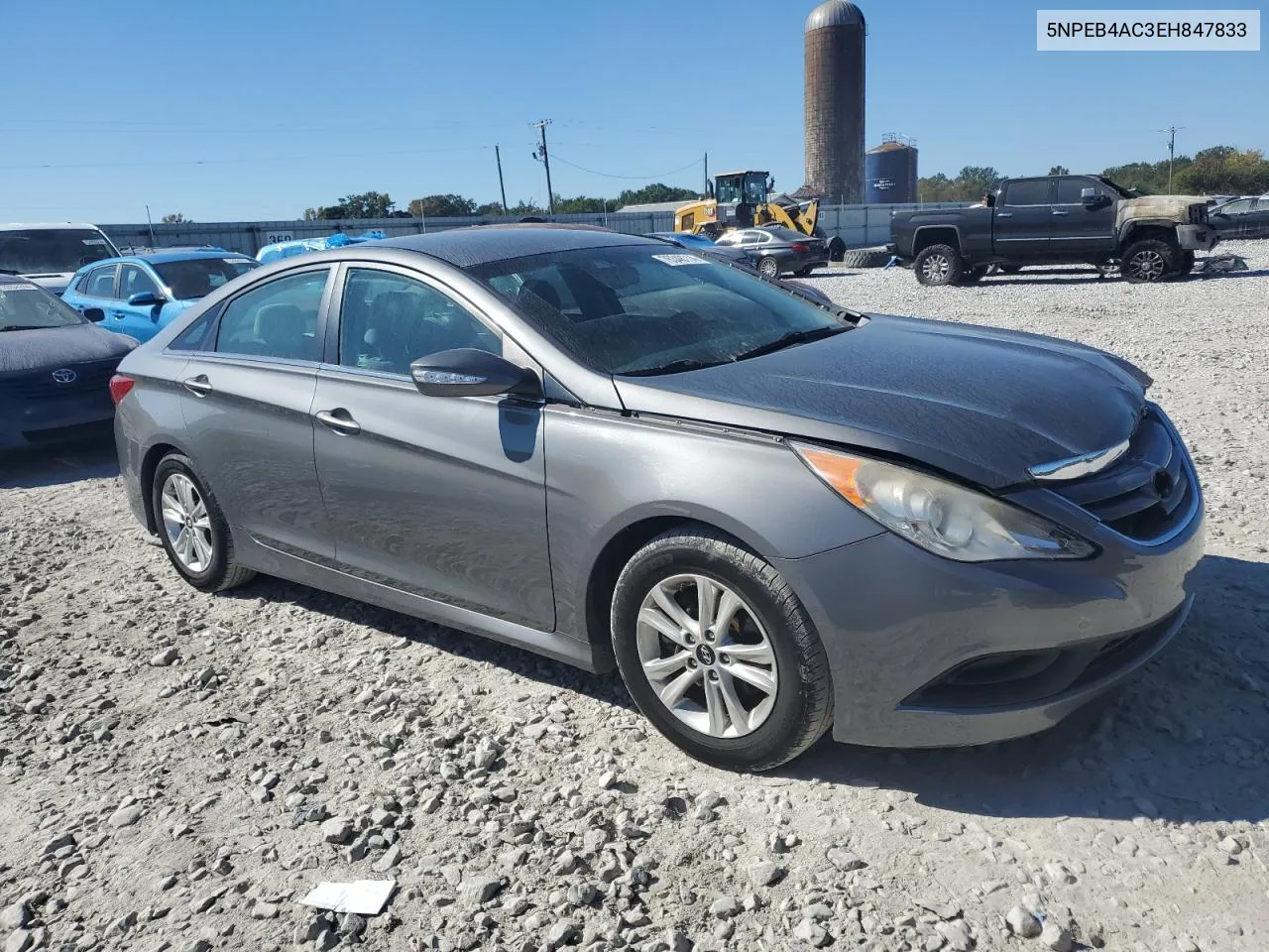 2014 Hyundai Sonata Gls VIN: 5NPEB4AC3EH847833 Lot: 76348714