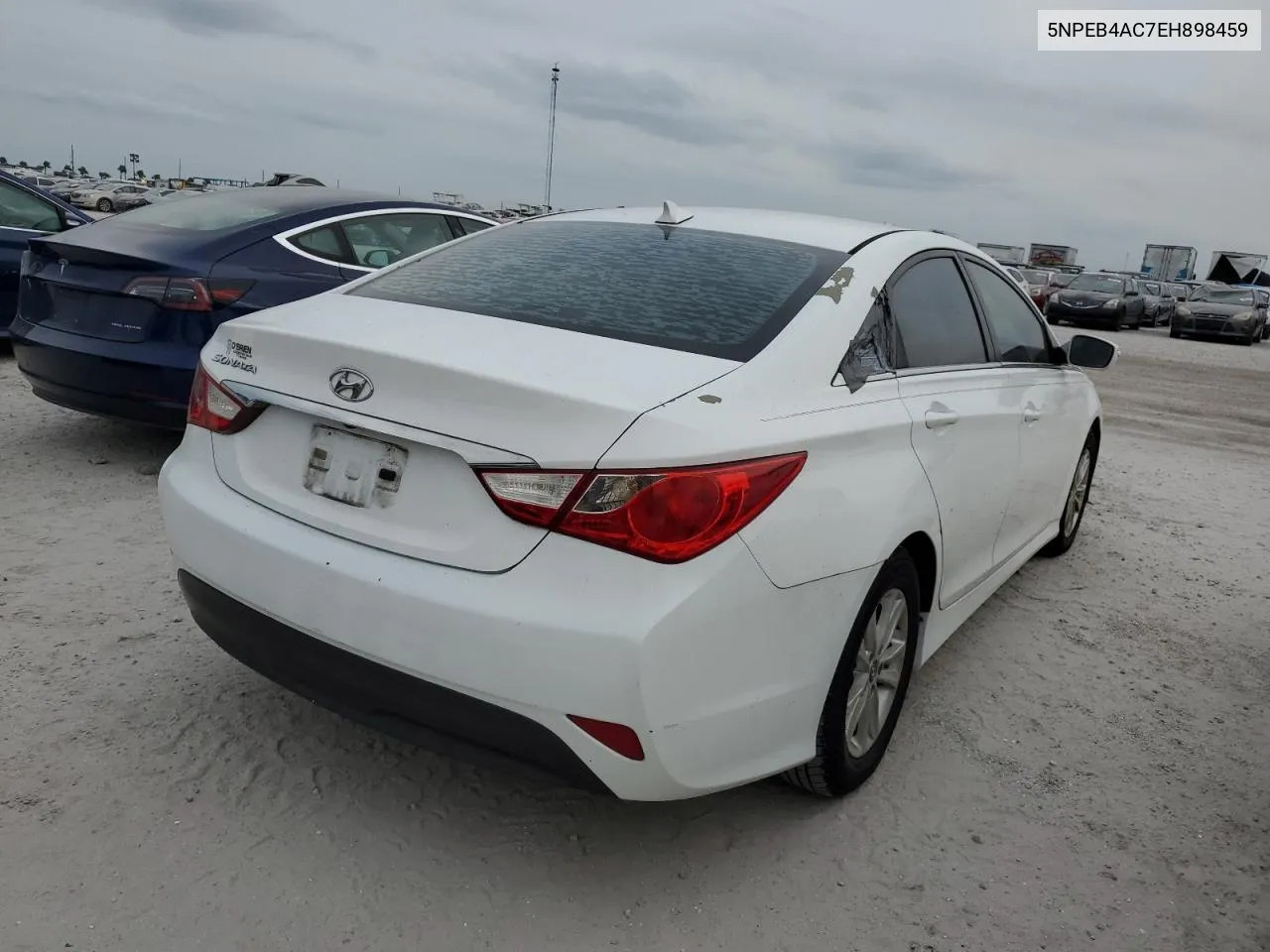 2014 Hyundai Sonata Gls VIN: 5NPEB4AC7EH898459 Lot: 76352354