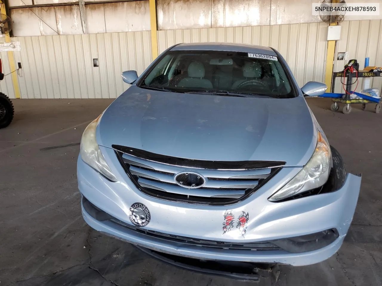 5NPEB4ACXEH878593 2014 Hyundai Sonata Gls