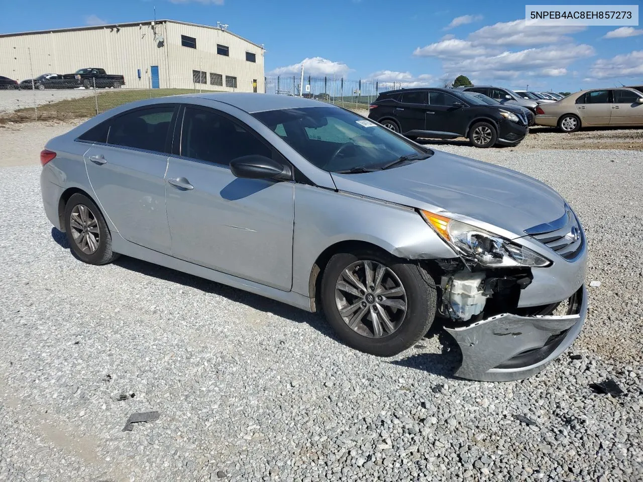 2014 Hyundai Sonata Gls VIN: 5NPEB4AC8EH857273 Lot: 76441204