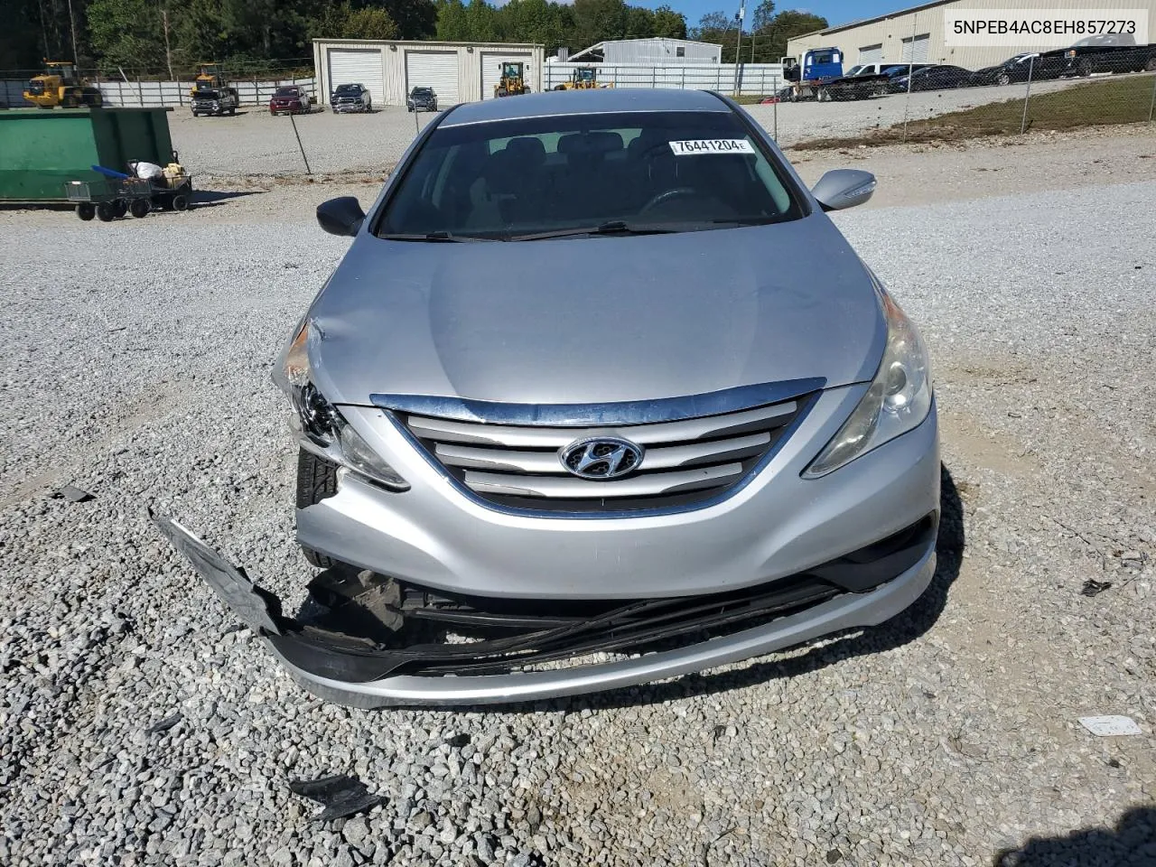 2014 Hyundai Sonata Gls VIN: 5NPEB4AC8EH857273 Lot: 76441204