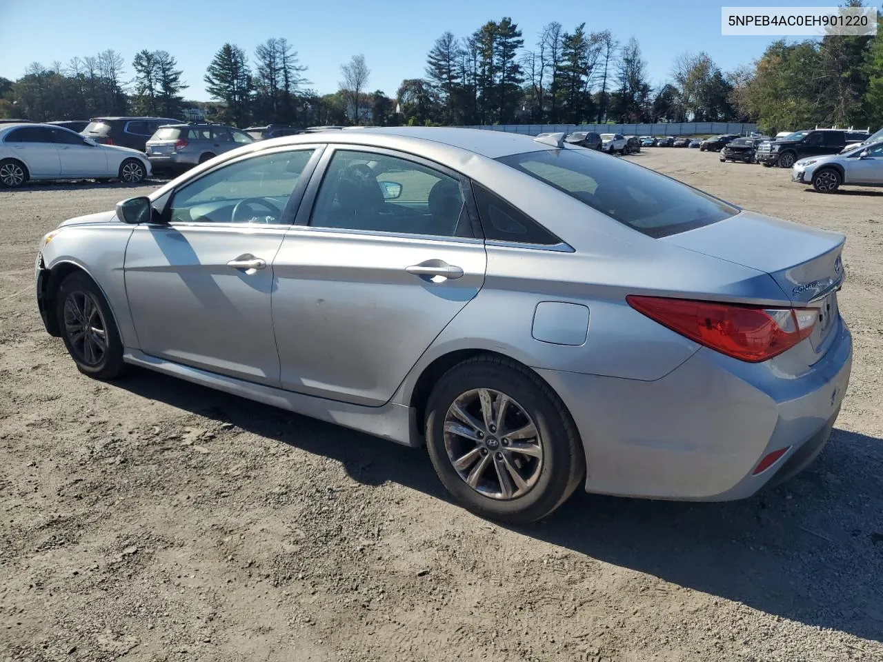 2014 Hyundai Sonata Gls VIN: 5NPEB4AC0EH901220 Lot: 76498384