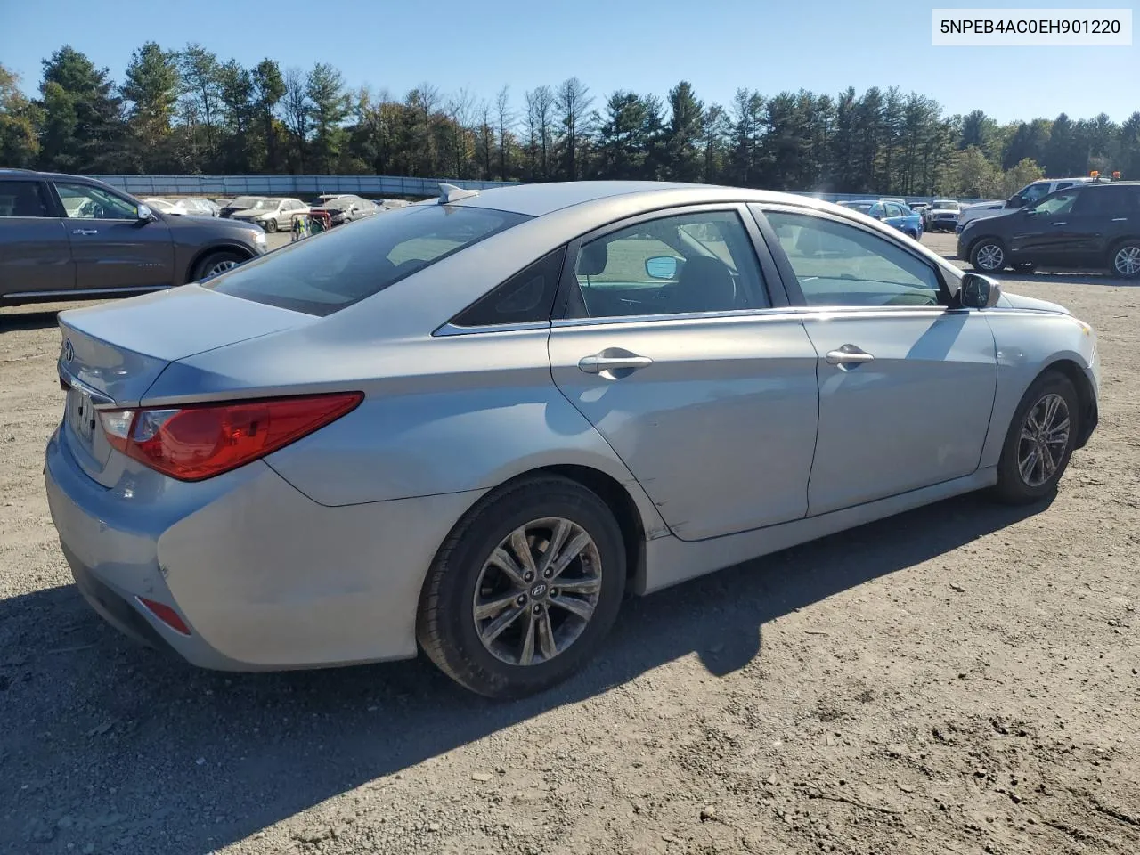 2014 Hyundai Sonata Gls VIN: 5NPEB4AC0EH901220 Lot: 76498384