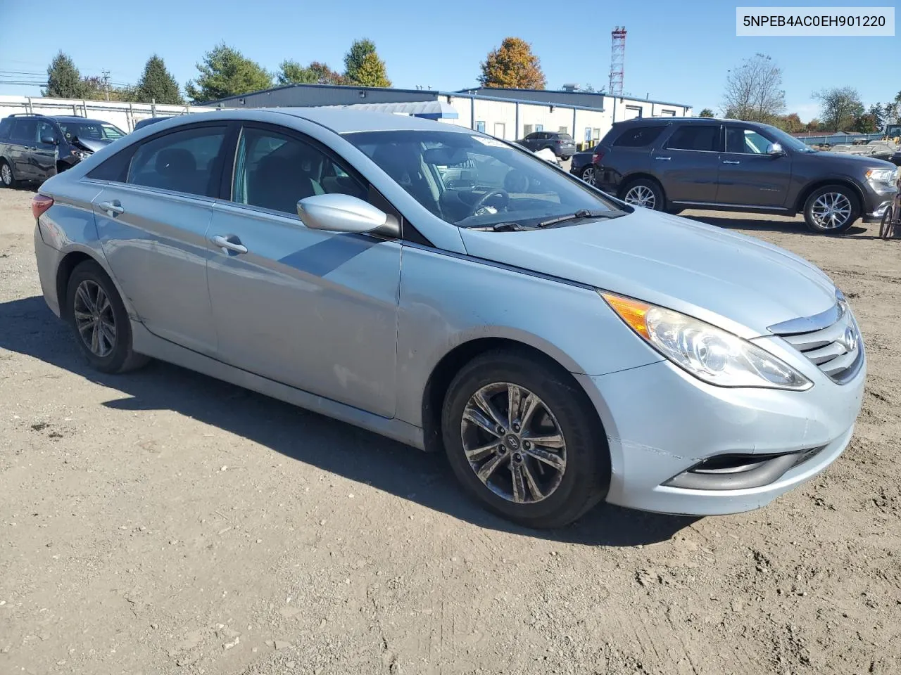 2014 Hyundai Sonata Gls VIN: 5NPEB4AC0EH901220 Lot: 76498384