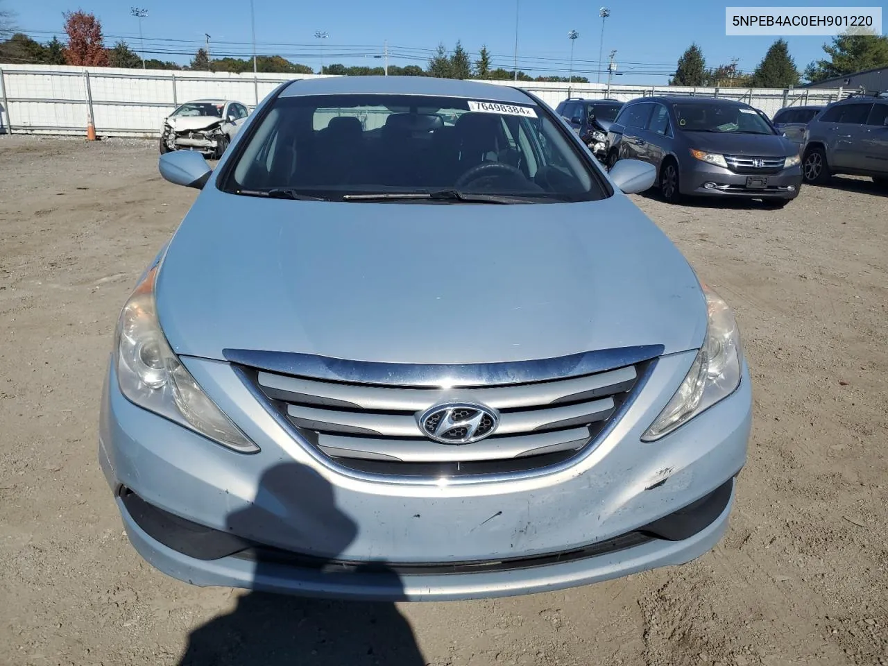 2014 Hyundai Sonata Gls VIN: 5NPEB4AC0EH901220 Lot: 76498384