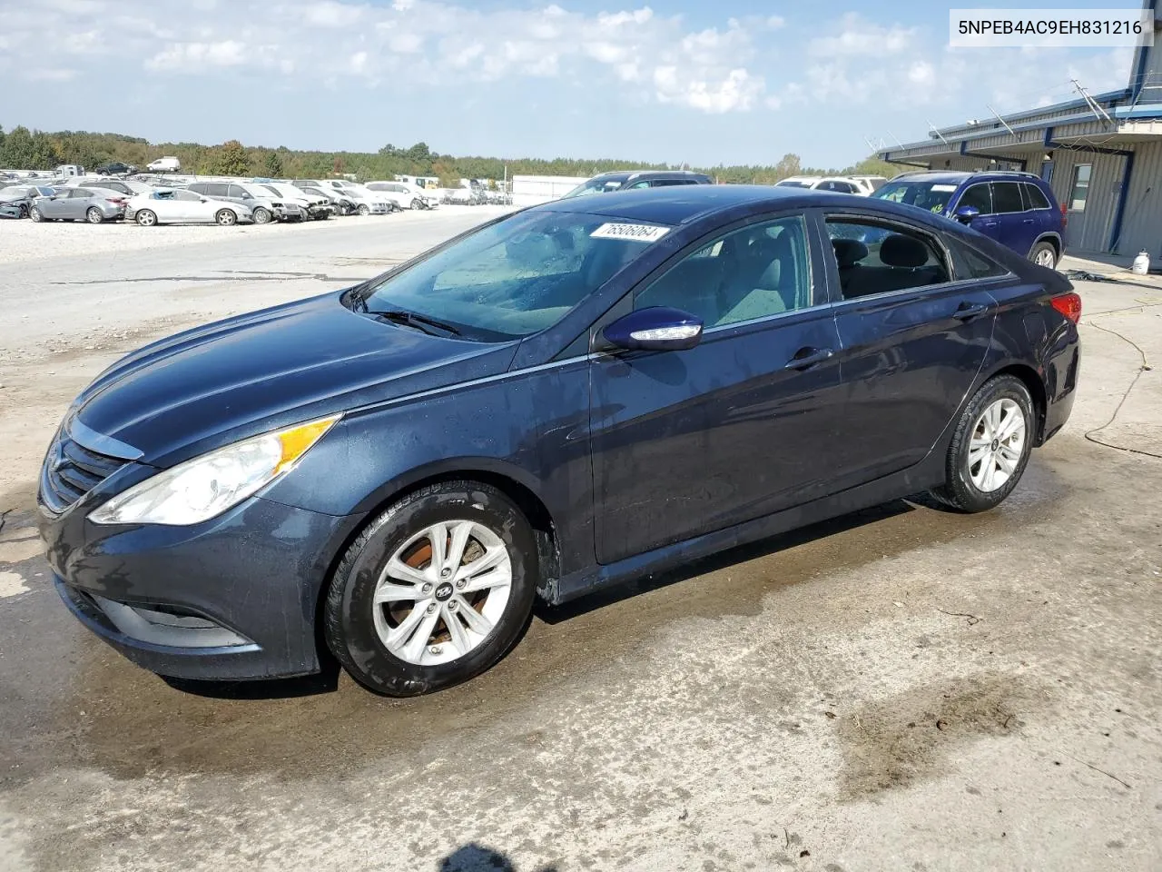 2014 Hyundai Sonata Gls VIN: 5NPEB4AC9EH831216 Lot: 76506064