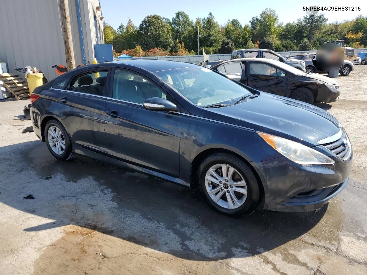 2014 Hyundai Sonata Gls VIN: 5NPEB4AC9EH831216 Lot: 76506064