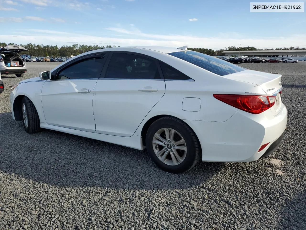 2014 Hyundai Sonata Gls VIN: 5NPEB4AC1EH921962 Lot: 76528124