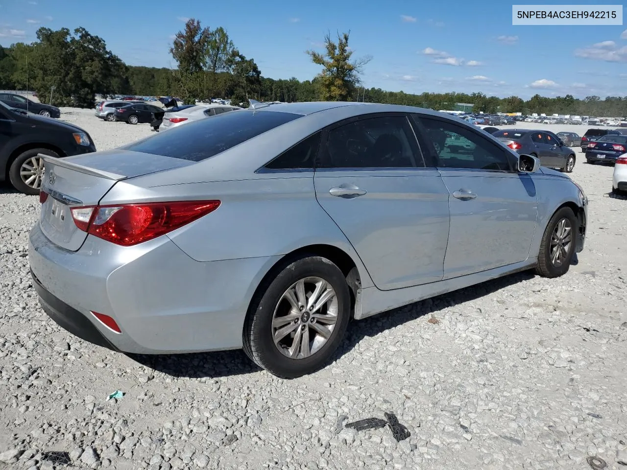 2014 Hyundai Sonata Gls VIN: 5NPEB4AC3EH942215 Lot: 76559764