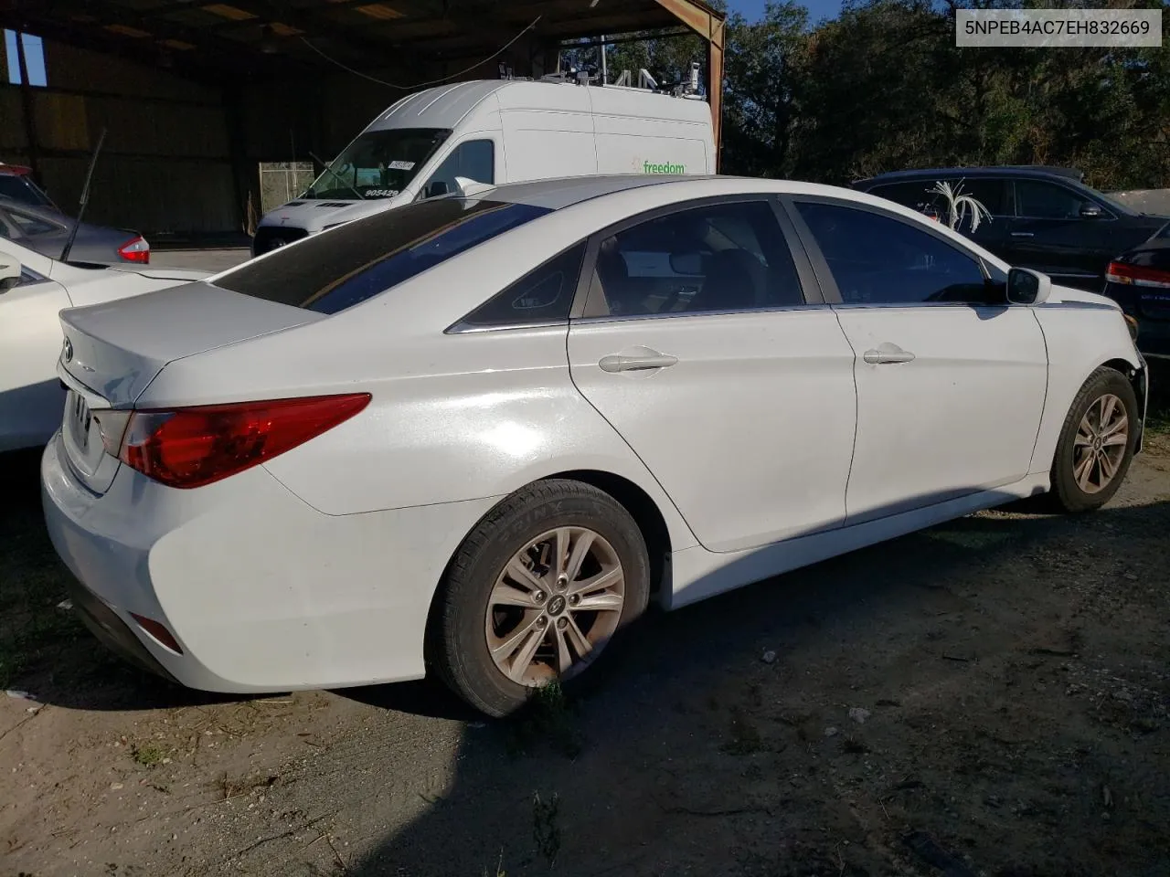 2014 Hyundai Sonata Gls VIN: 5NPEB4AC7EH832669 Lot: 76615434