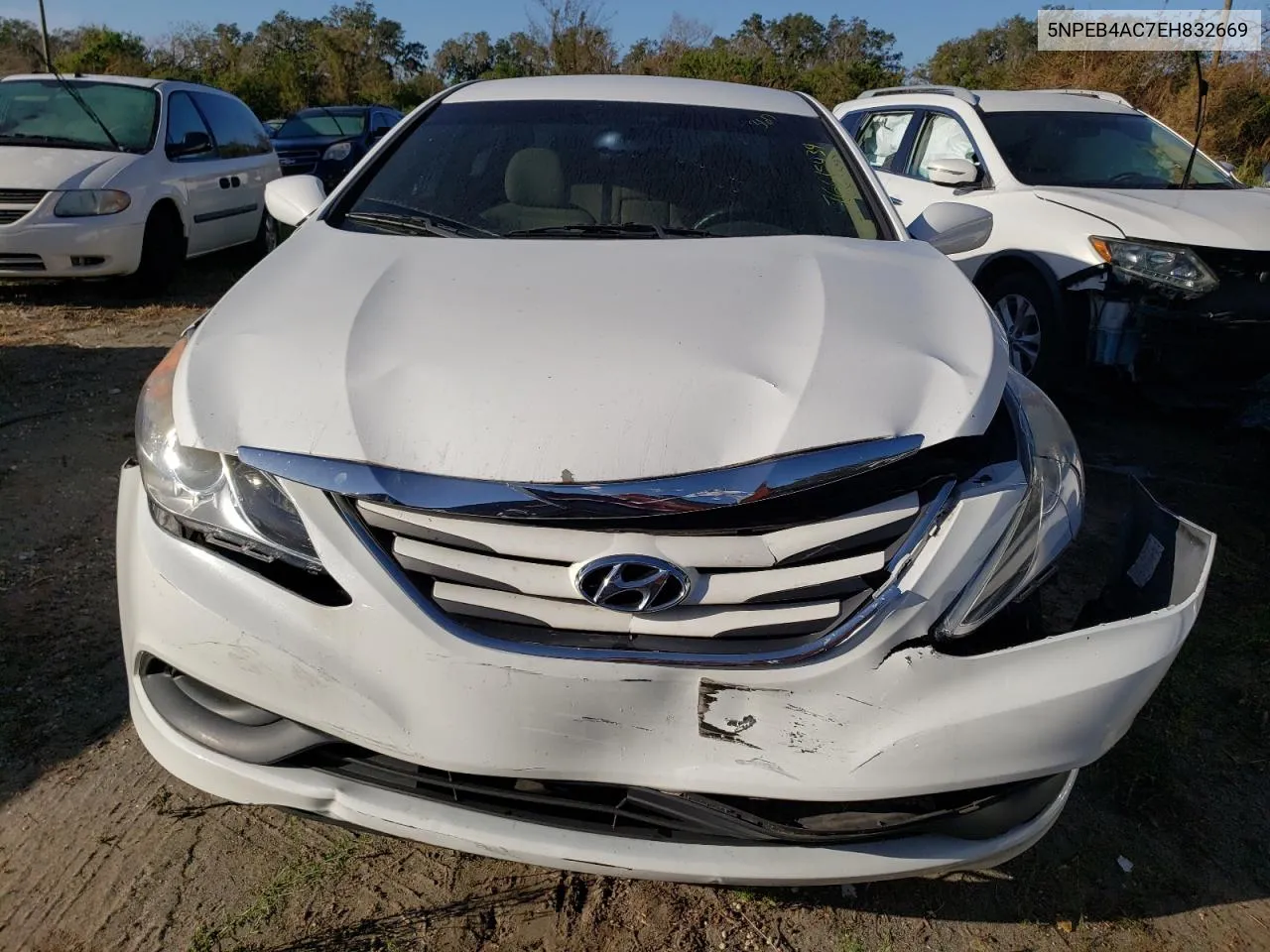 2014 Hyundai Sonata Gls VIN: 5NPEB4AC7EH832669 Lot: 76615434