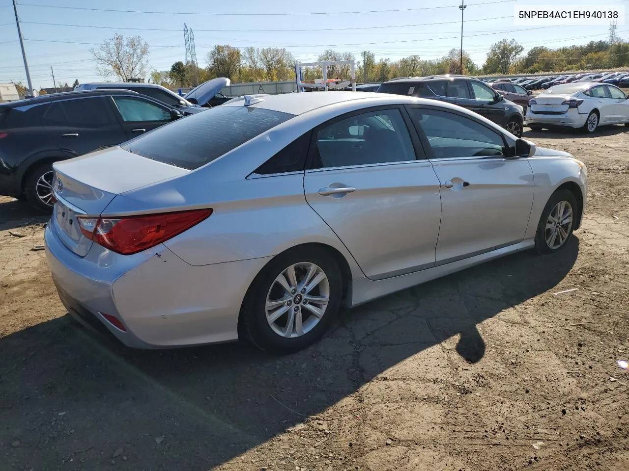 2014 Hyundai Sonata Gls VIN: 5NPEB4AC1EH940138 Lot: 76615444