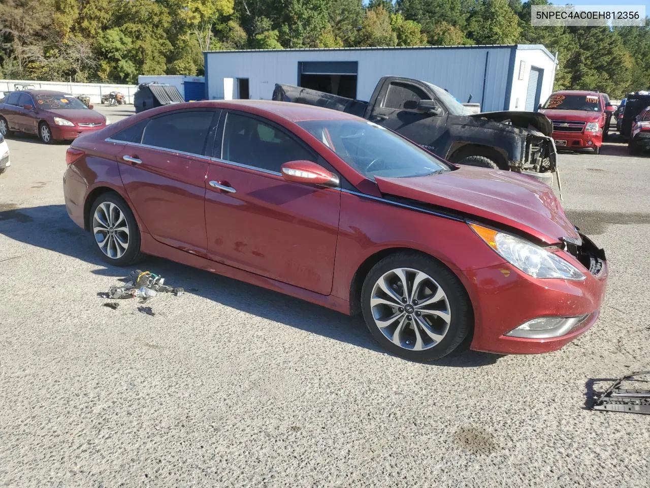 2014 Hyundai Sonata Se VIN: 5NPEC4AC0EH812356 Lot: 76676754