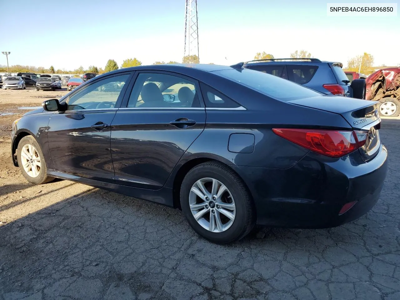 2014 Hyundai Sonata Gls VIN: 5NPEB4AC6EH896850 Lot: 76783554