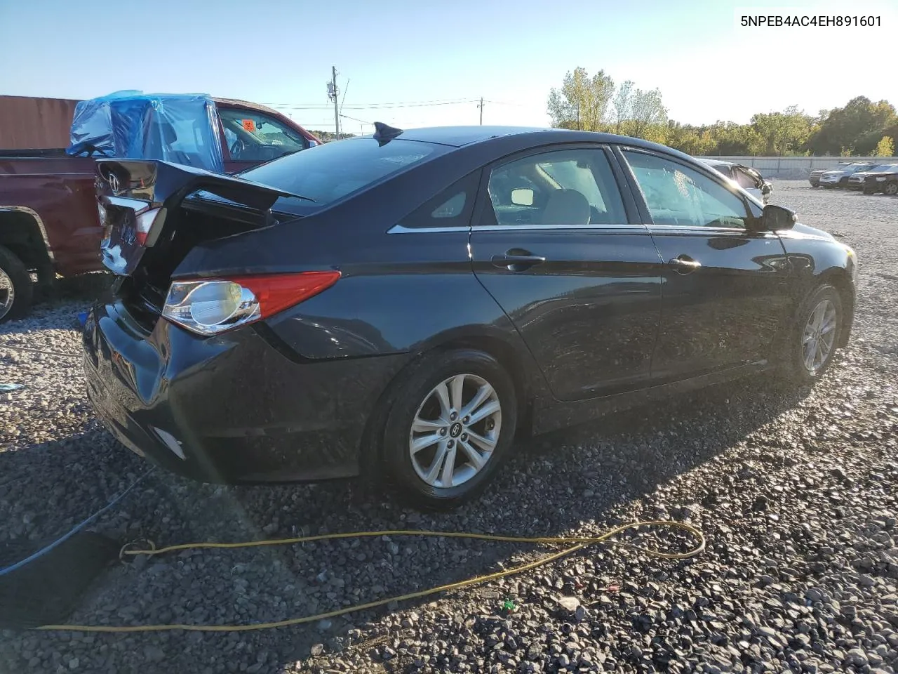 2014 Hyundai Sonata Gls VIN: 5NPEB4AC4EH891601 Lot: 76830914