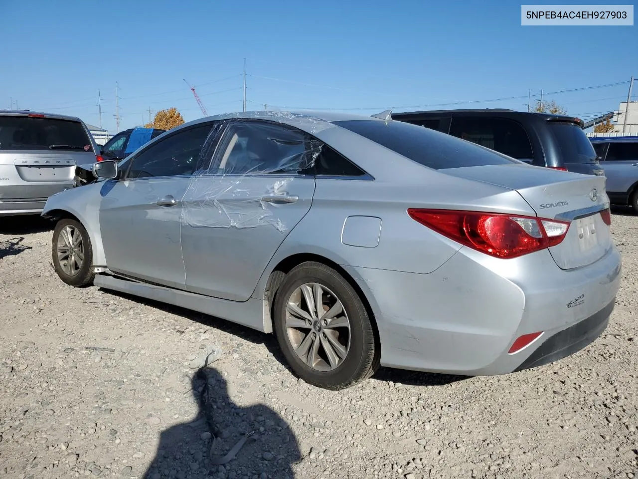 2014 Hyundai Sonata Gls VIN: 5NPEB4AC4EH927903 Lot: 76890074