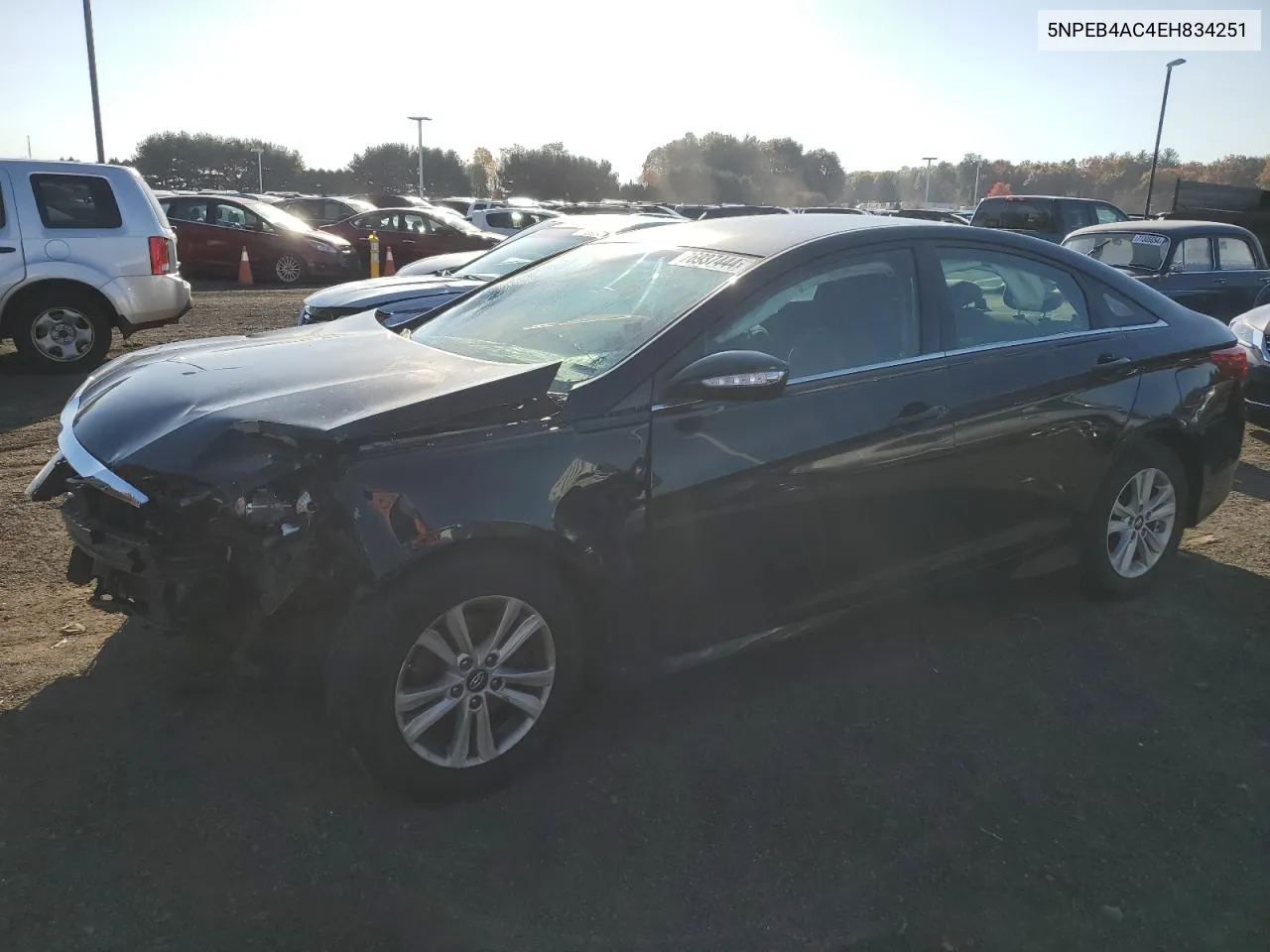 2014 Hyundai Sonata Gls VIN: 5NPEB4AC4EH834251 Lot: 76937444