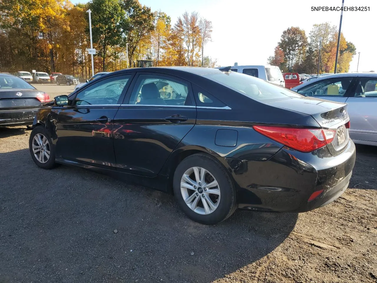 2014 Hyundai Sonata Gls VIN: 5NPEB4AC4EH834251 Lot: 76937444