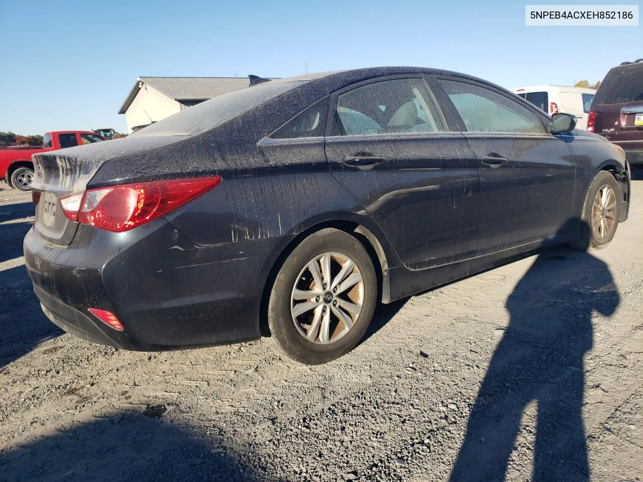 2014 Hyundai Sonata Gls VIN: 5NPEB4ACXEH852186 Lot: 76965634