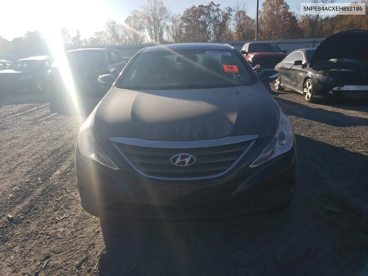 2014 Hyundai Sonata Gls VIN: 5NPEB4ACXEH852186 Lot: 76965634