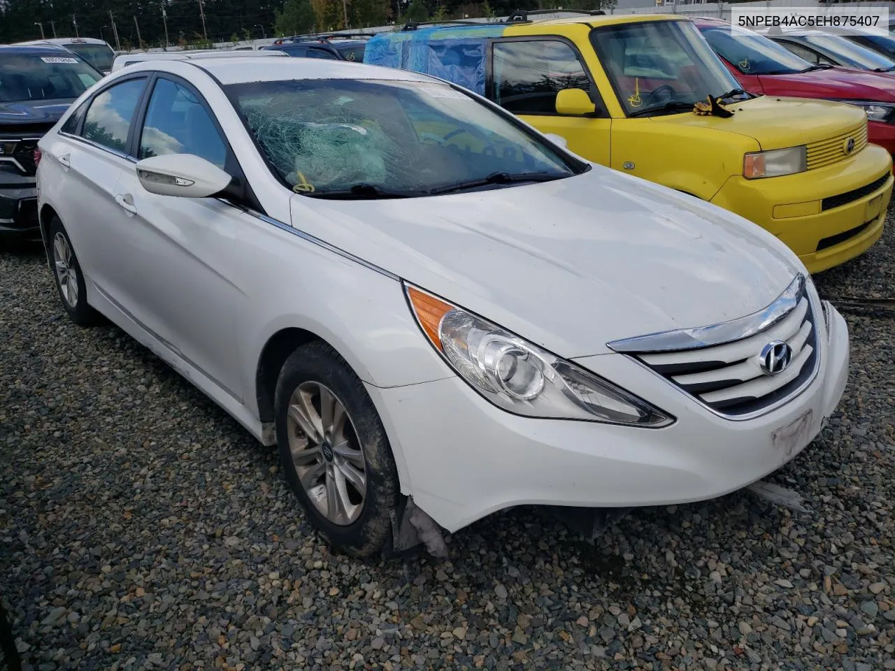 2014 Hyundai Sonata Gls VIN: 5NPEB4AC5EH875407 Lot: 76979794