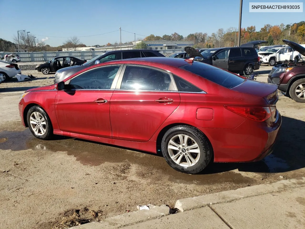 2014 Hyundai Sonata Gls VIN: 5NPEB4AC7EH893035 Lot: 77120234