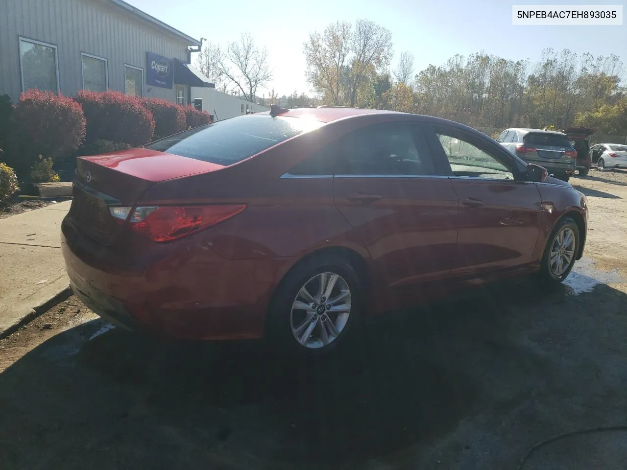 2014 Hyundai Sonata Gls VIN: 5NPEB4AC7EH893035 Lot: 77120234