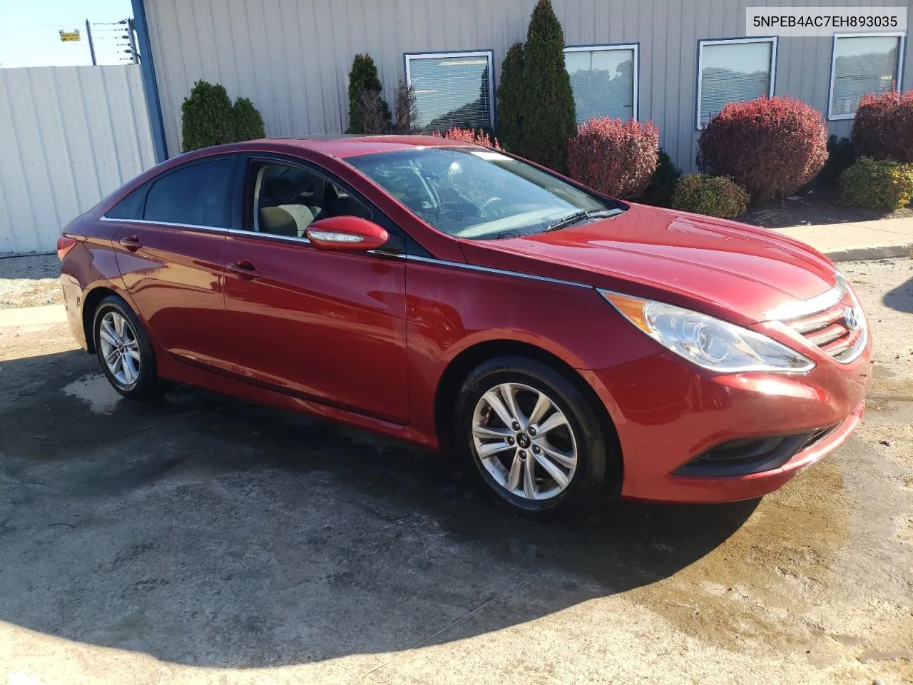 2014 Hyundai Sonata Gls VIN: 5NPEB4AC7EH893035 Lot: 77120234